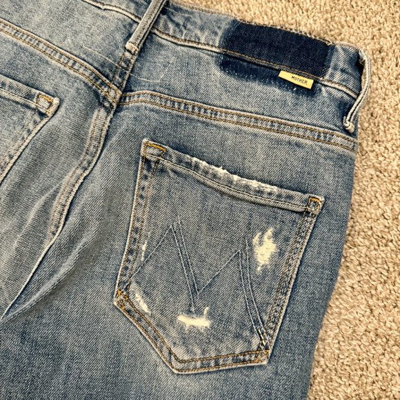 NWT Mother Superior Insider Crop Step Fray in Holy Melancholy W/ Distressing - Picture 10 of 13